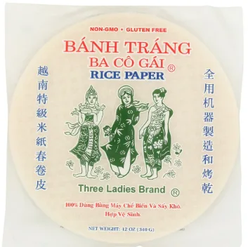 3 LADIES - 16CM RICE PAPER 44/12oz