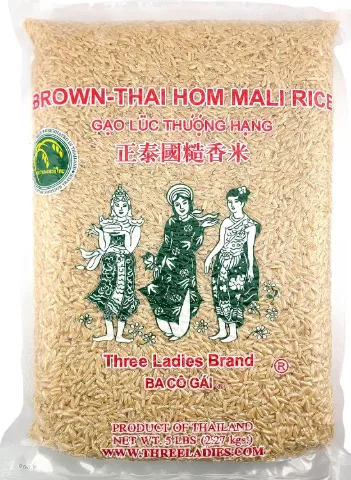 3 LADIES - BROWN JASMINE RICE 10/5 lbs