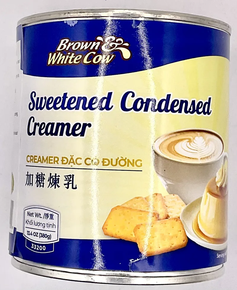 BROWN & WHITE COW - SWEETENED CONDENSED CREAMER 24/14oz
