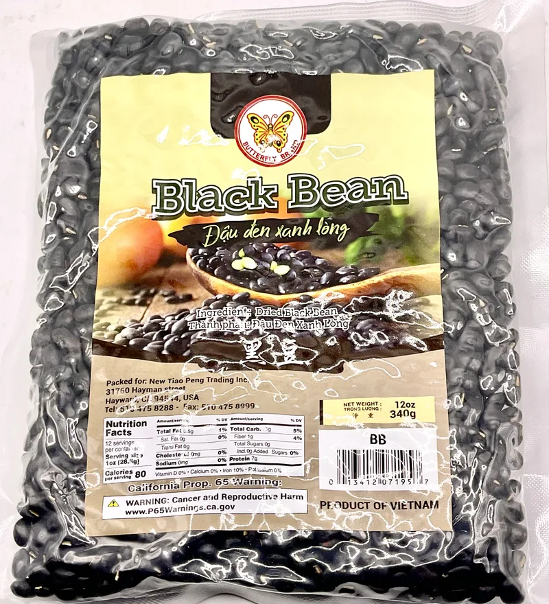 BUTTERFLY BLACK BEAN 12oz