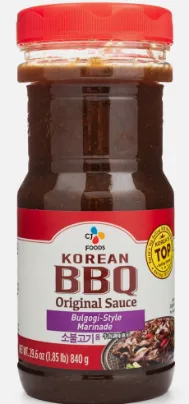 CJ - KOREAN BBQ SAUCE (BULGOGI STYLE MARINADE) 8/840g