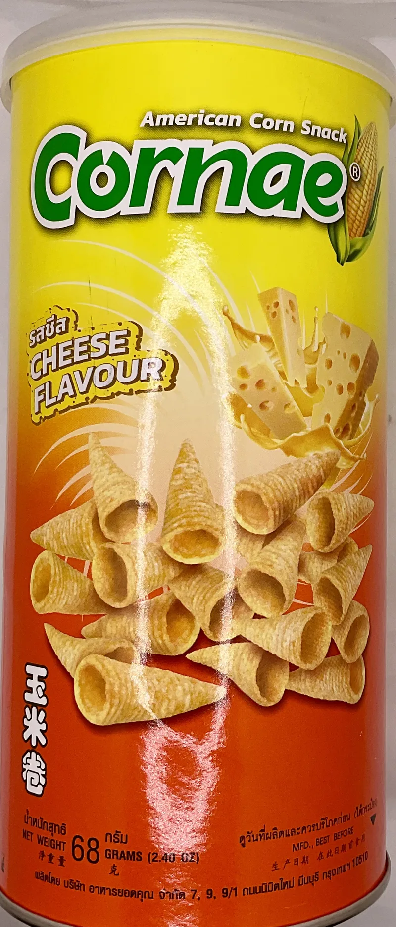 CORNAE CORN SNACK CHEESE FLAV. 2.4OZ