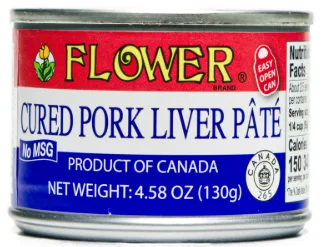 FLOWER PORK LIVER PATE 4.58OZ