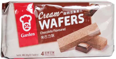 GARDEN - CREAM WAFERS CHOCOLATE 24/7oz