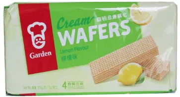 GARDEN - CREAM WAFERS LEMON 24/7oz