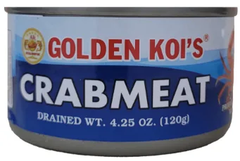GOLDEN KOI'S CRABMEAT 4.25oz