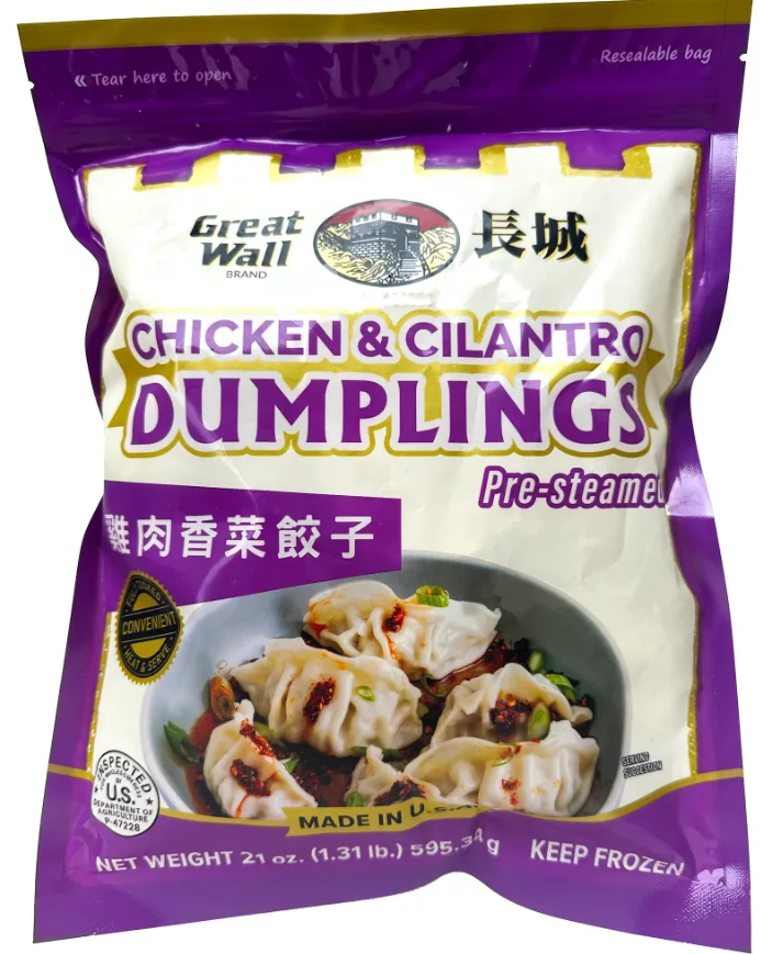GW CHICKEN & CILANTRO DUMPLING 12/21OZ