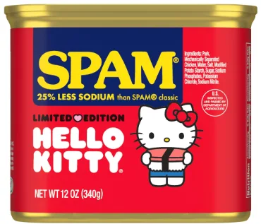 HORMEL FOODS - SPAM 25% LESS SODIUM 12/12oz