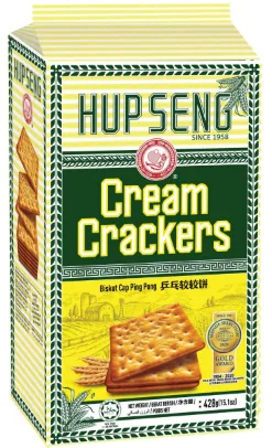 HUPSENG - CREAM CRACKERS 12/428g