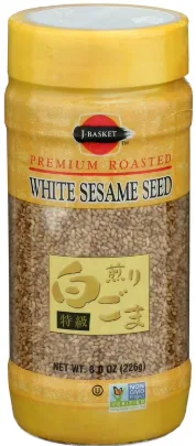 JB - WHITE ROASTED SESAME SEED 12/8oz