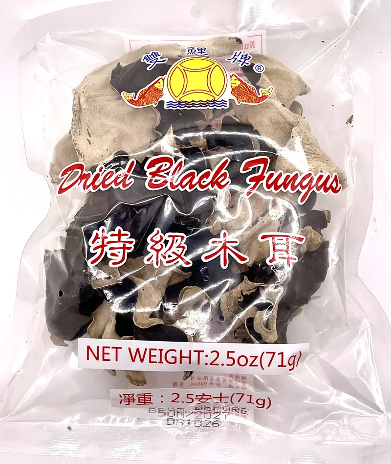 K L Y DRIED BLACK FUNGUS 2.5oz