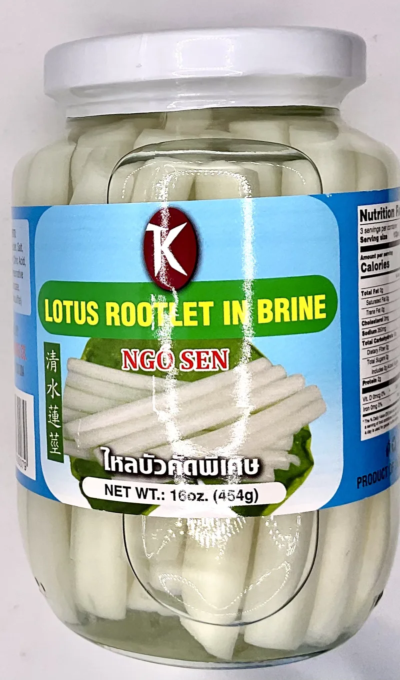 K PICKLED LOTUS IN BRINE 16oz