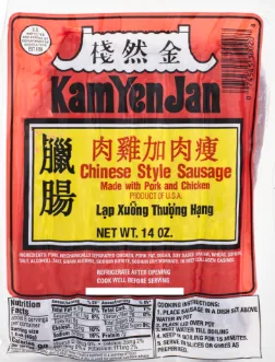 KAMYENJAN - CHINESE STYLE PORK & CHICKEN SAUSAGE 32/14oz