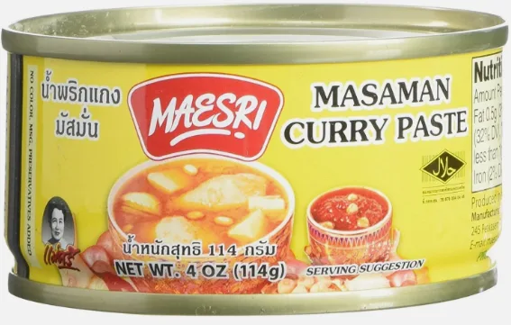 MAESRI - MASAMAN CURRY PASTE 48/4oz
