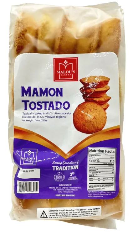 MALOU'S MAMON TOSTADO 210G