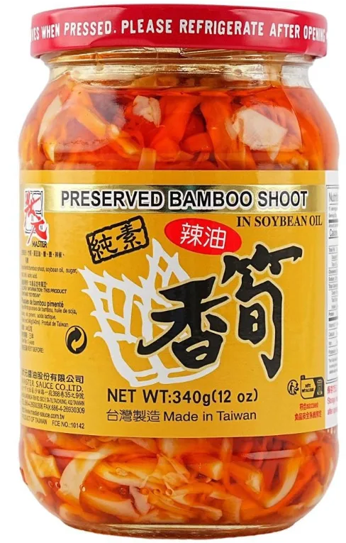 MASTER - PRESERVED BAMBOO SHOOT IN SOYBEAN OIL 24/12oz