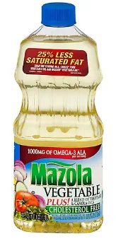 MAZOLA - VEGETABLE & CANOLA OILS 12/40oz