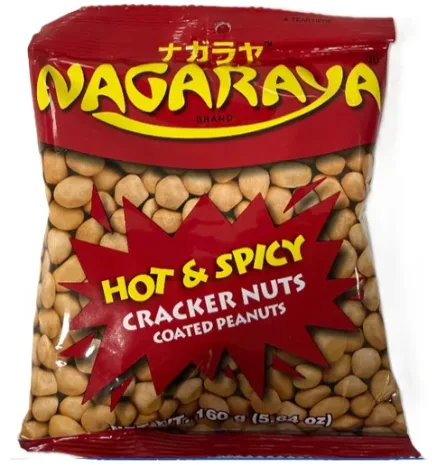 NAGARAYA - HOT & SPICY CRACKER NUTS 48/160g