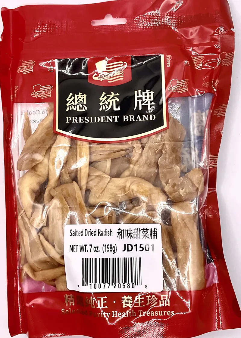 PRESIDENT BR SALTED DRIED RADISH 198 G