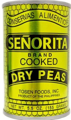 SENORITY - COOKED DRY PEAS 100/5.5oz