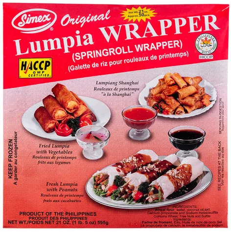 SIMEX - LUMPIA WRAPPER SPRING ROLL WRAPPER 16/13oz