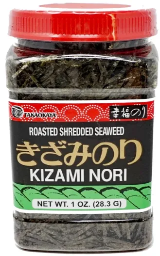 TAKAOKAYA ROASTED SHREDDED SEAWEED 1oz