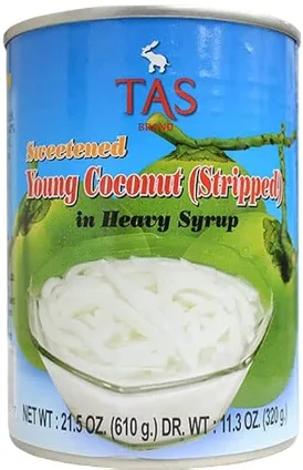 TAS - HEAVY SYRUP COCONUT STRIP 24/21.5oz