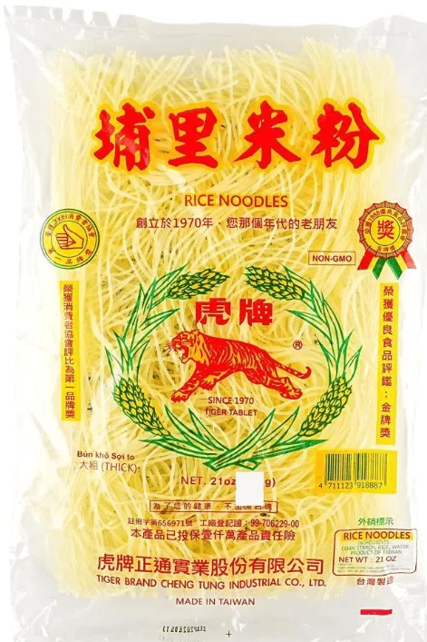 TIGER - POOLEE RICE FLOUR NOODLES (THICK) 24/21oz